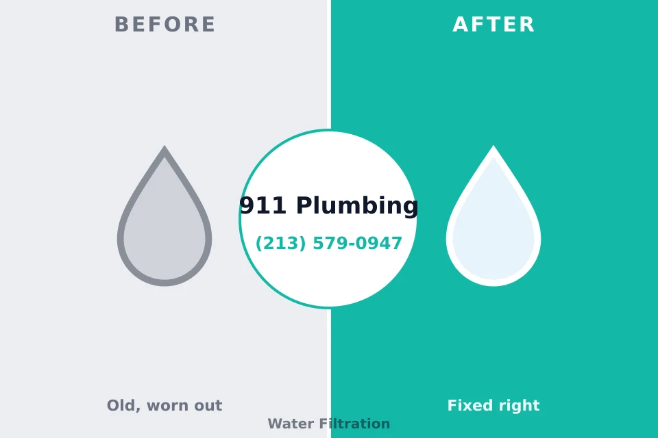 Before and after: plumbing company Three Forks, MT